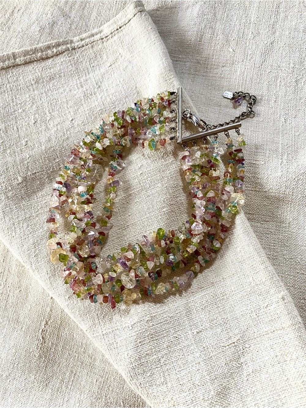 Suzanne Kalan 925 Gemstone Crystal Bracelet